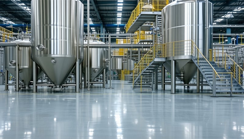 Equipos industriales de acero inoxidable para la industria de alimentos