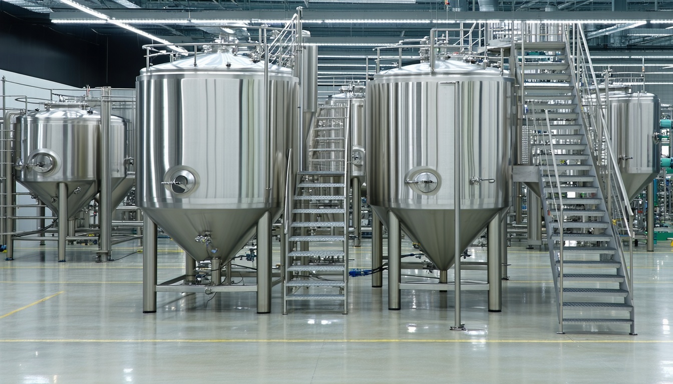 Equipos industriales de acero inoxidable para alimentos